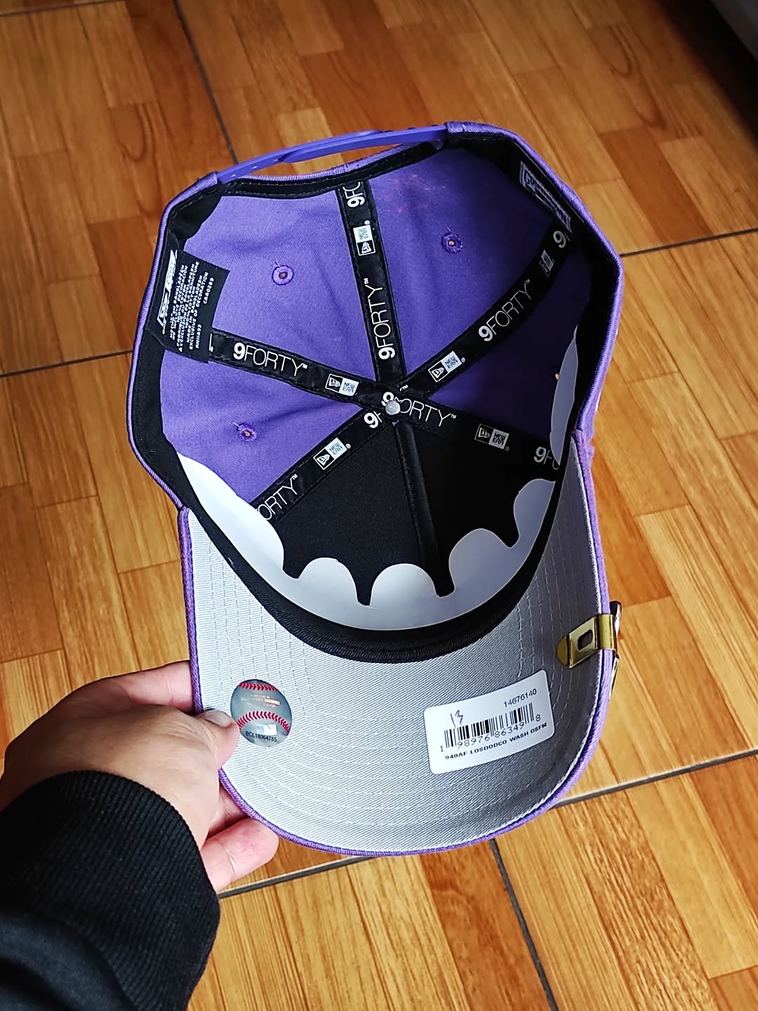 New era Los Angeles Dodgers purple 👖 9FORTY A-FRAME Snapback