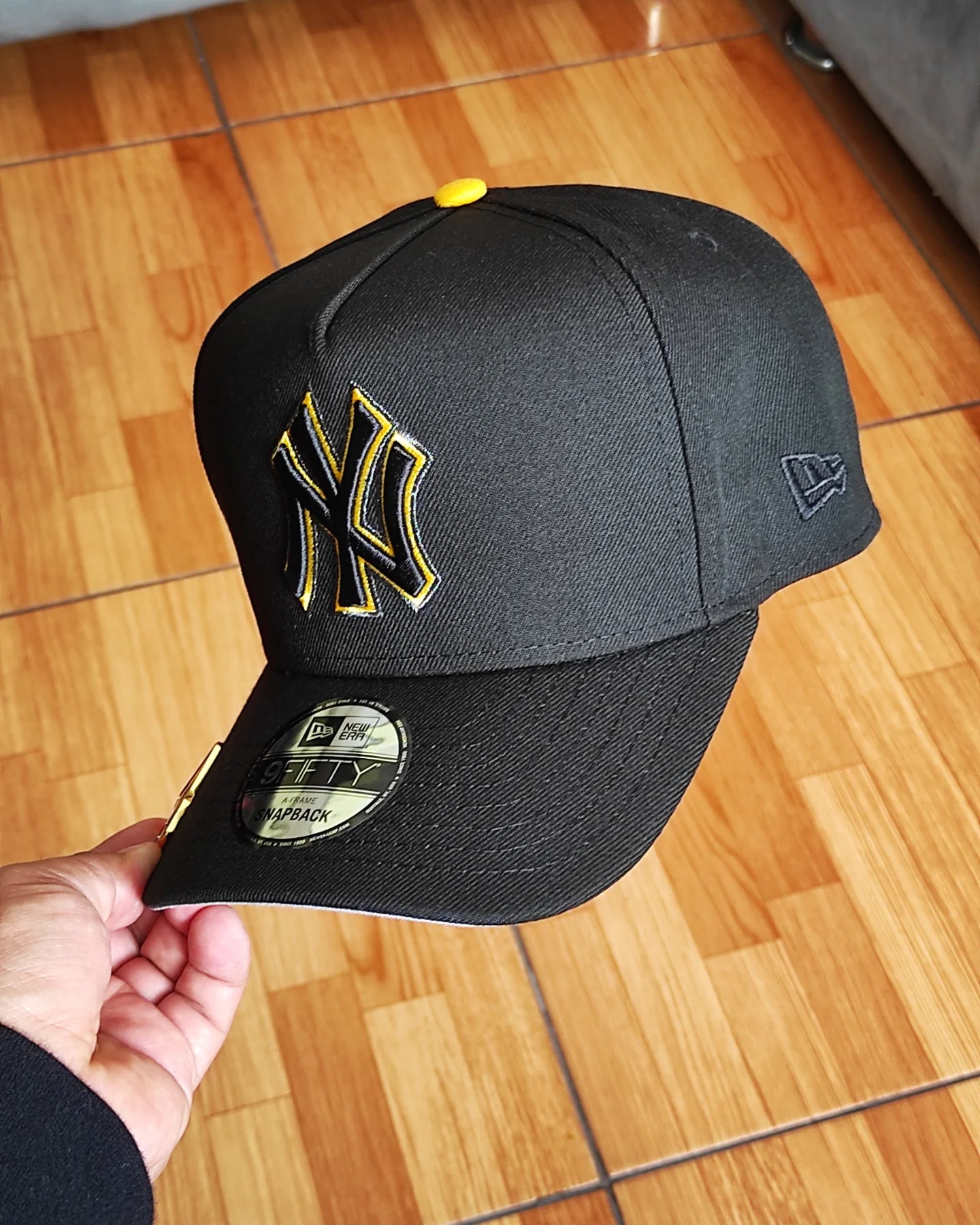 New Era New York Yankees World Series 1999 Black 9Fifty A Frame Snapback Hat
