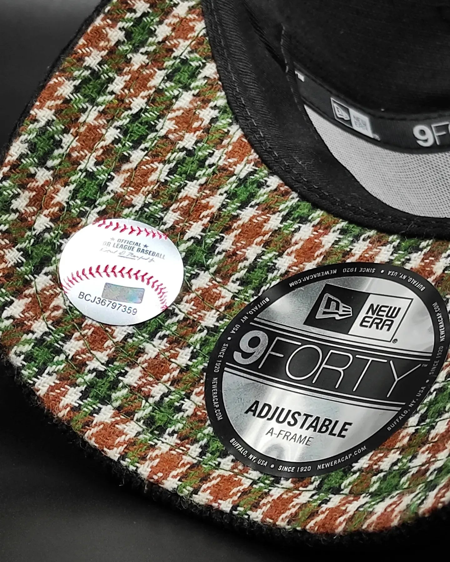 New Era Los Angeles Dodgers"Corduroy Black" 9 Forty A-FRAME snapback