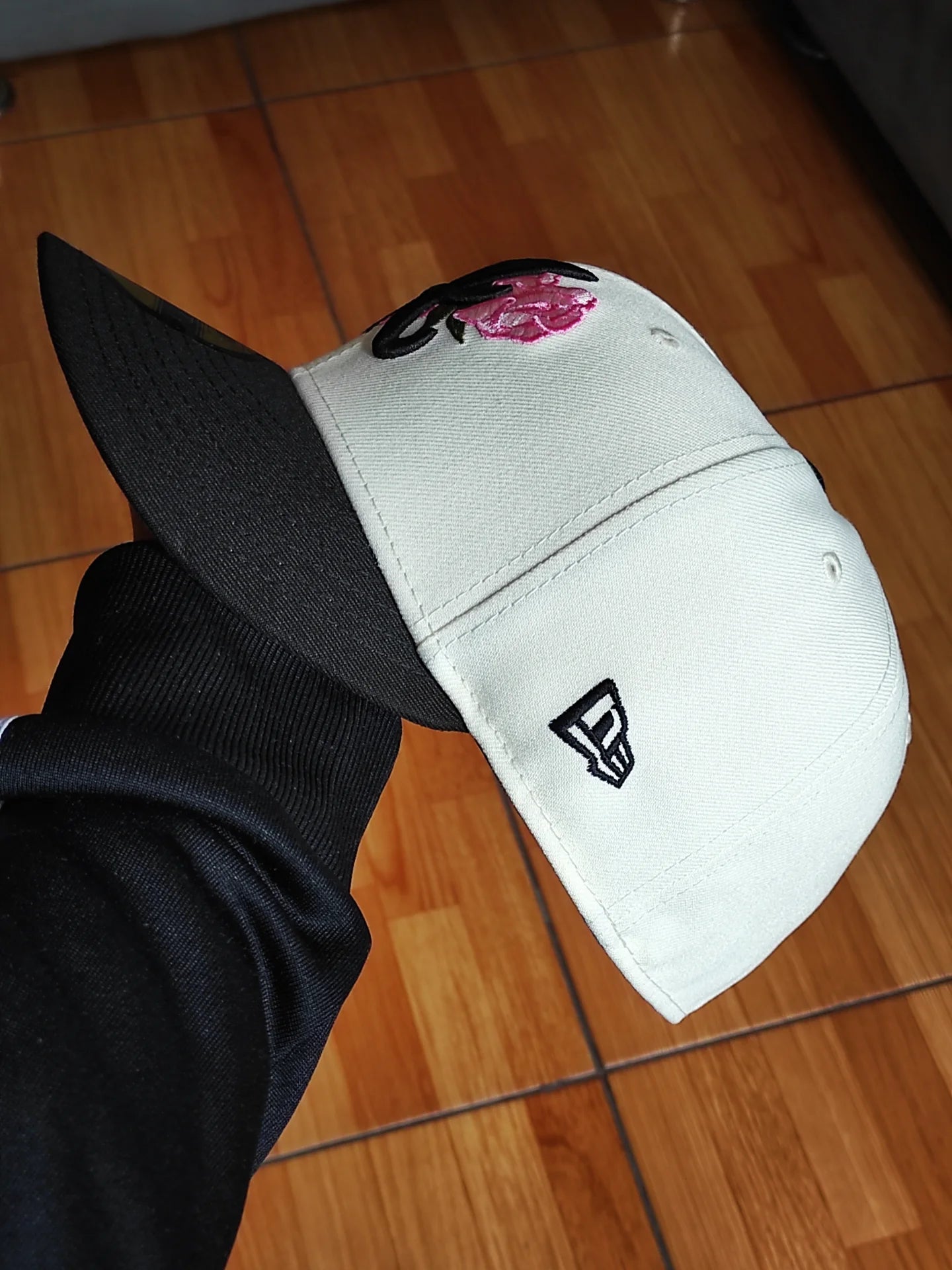 New Era Atlanta braves Rose all Star game Chrome Black / pink edition 59fifty fitted