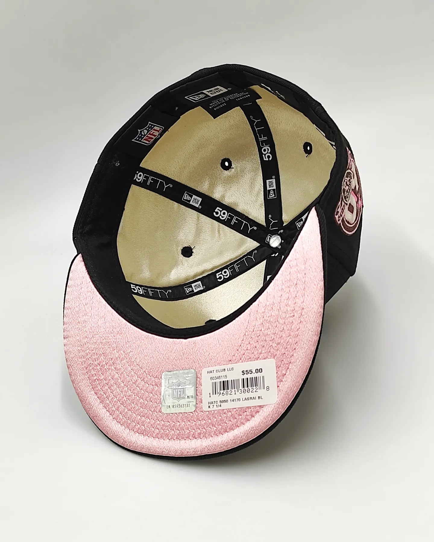 New Era 59fifty cookies & cream raiders hat - black