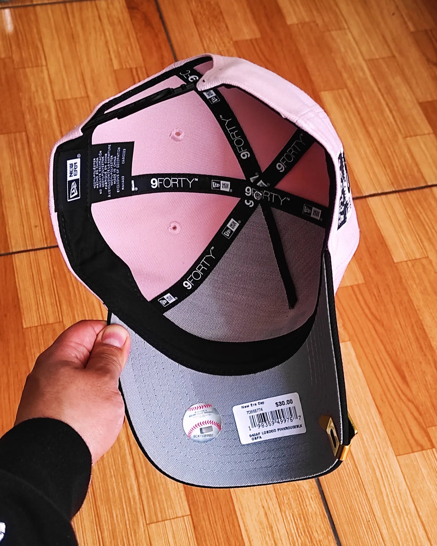 New Era Los Angeles Dodgers 60th aniversario black pink 9 forty A-FRAME