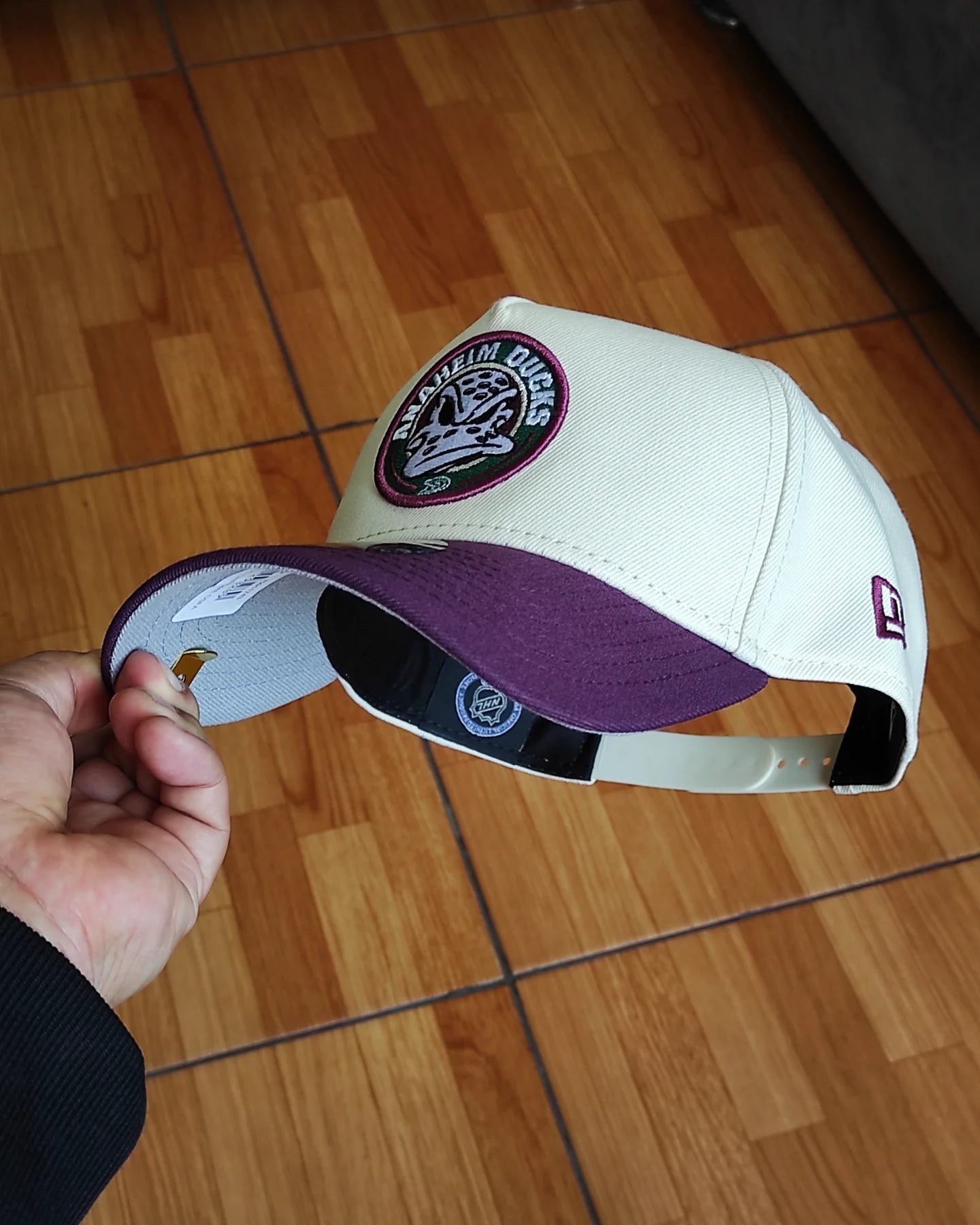 New Era Anaheim Ducks Chrome Two Tone Edition 9Forty A Frame snapback