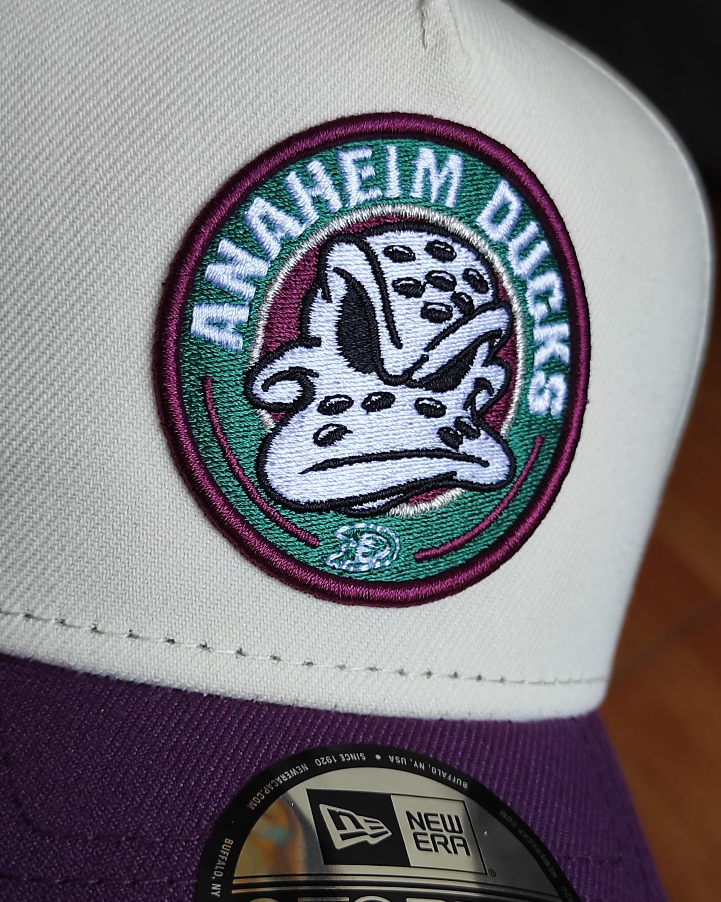 New Era Anaheim Ducks Chrome Two Tone Edition 9Forty A Frame snapback