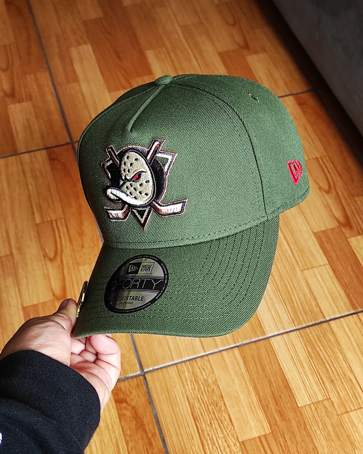 New Era Anaheim Ducks 30th Anniversary Horror Pack🔪 Green Edition 9Forty A Frame Snapback Hat