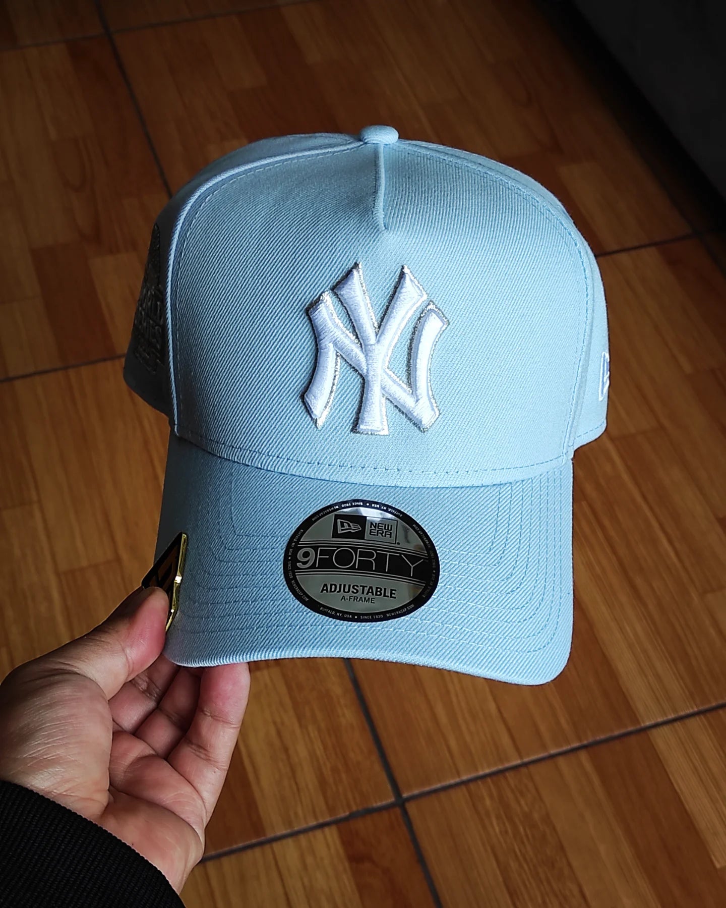 New Era New York Yankees world series 2024 SKY blue 9 FORTY A-FRAME