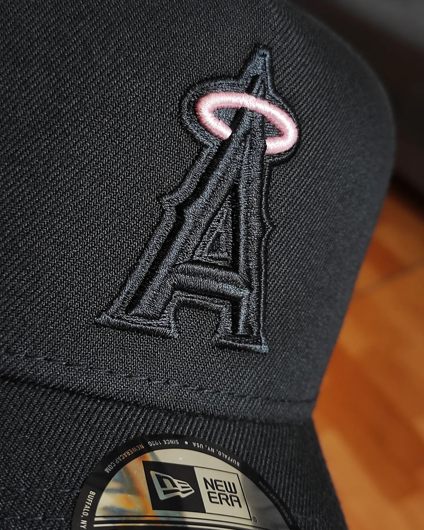 New Era Anaheim Angels black/pink 9 FORTY A-FRAME