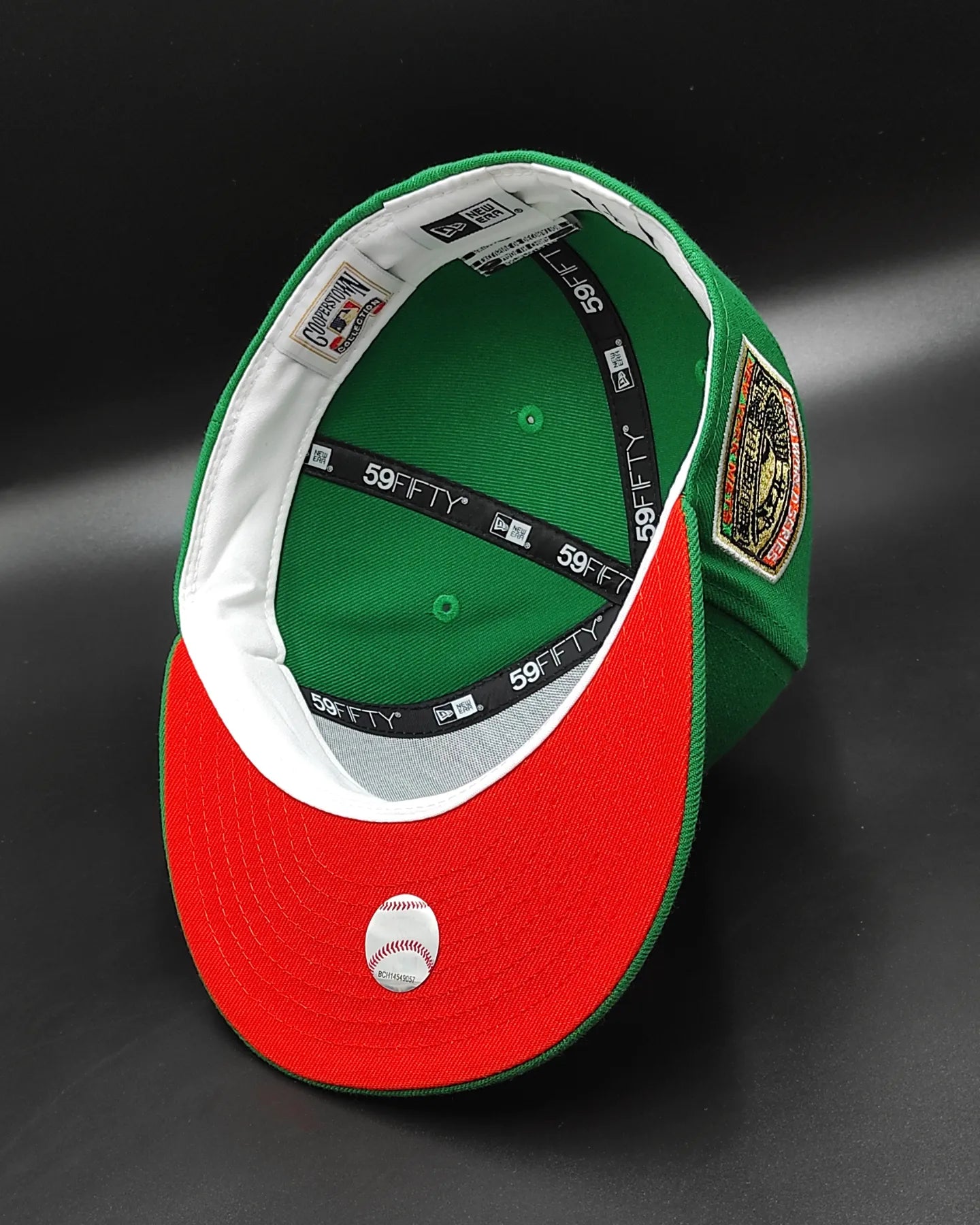 Green New York Mets Orange Bottom 1969 World Series Side Patch New Era 59Fifty Fitted