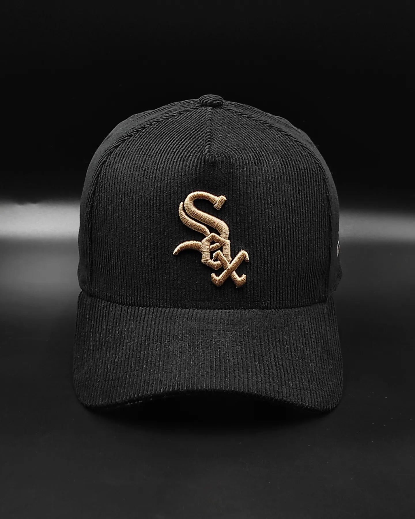 New Era White sox"Corduroy Black" 9 Forty A-FRAME snapback