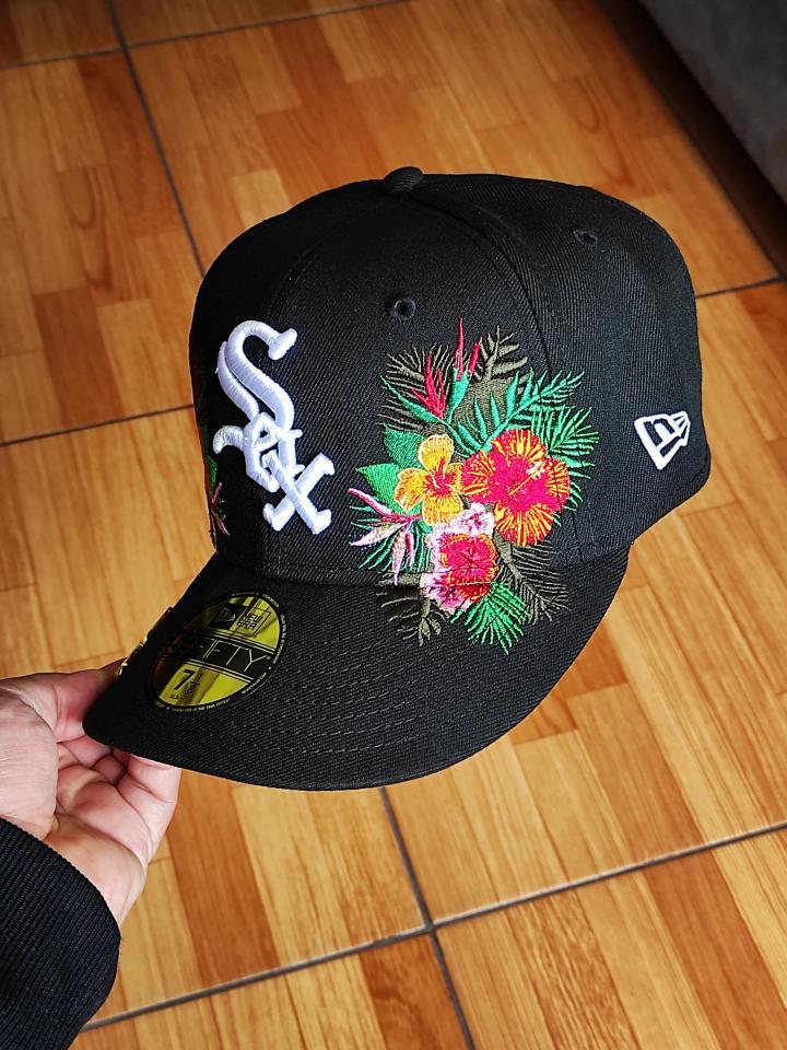 59FIFTY Chicago White Sox floral Black New Era