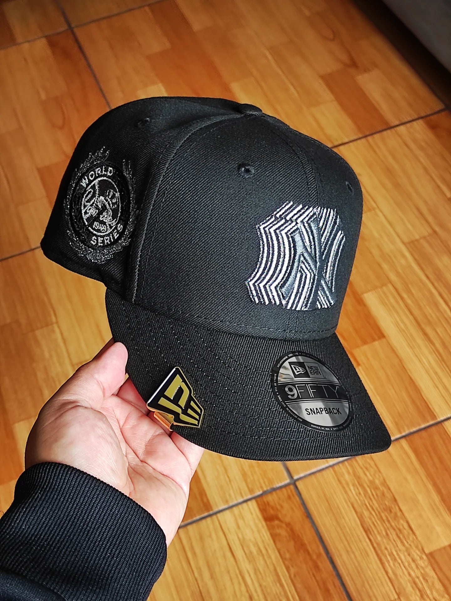 New Era New York Yankees 1949 World Series Black Edition 9Fifty Snapback Hat