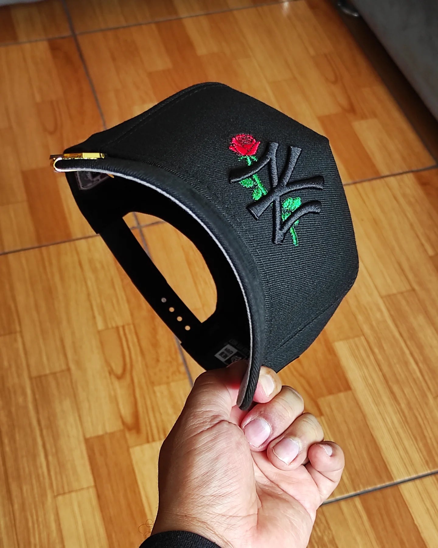 New Era New York Yankees black Rose🌹 9forty a-frame Snapback