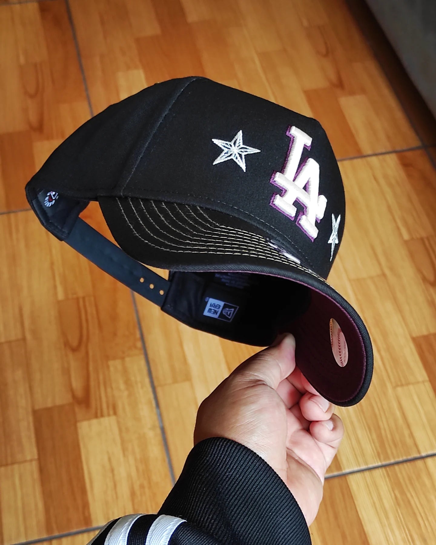 New Era Los Angeles Dodgers Star ✨ black/purple 9 FORTY A-FRAME