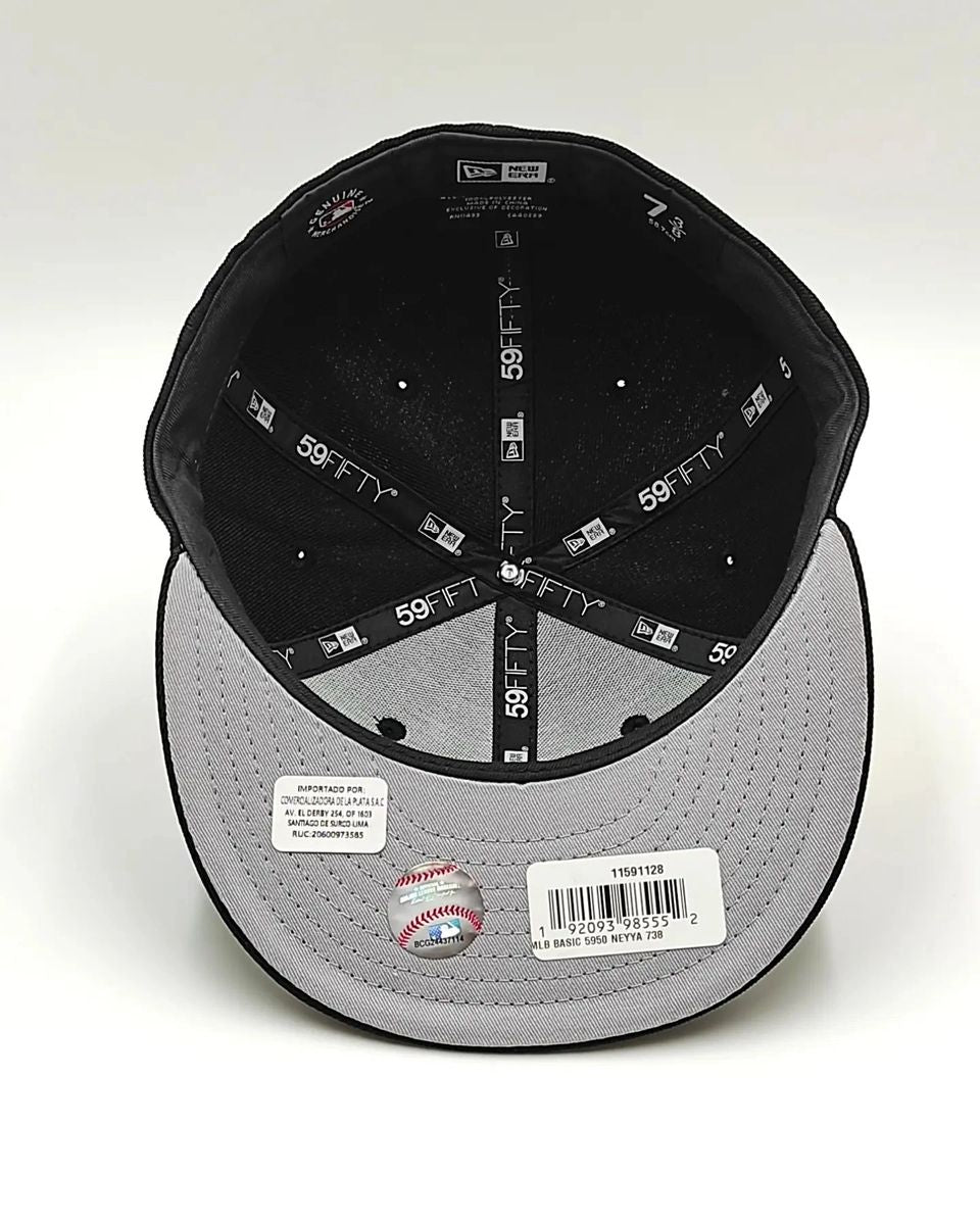 GORRA NEW ERA YANKEES BLACK & BLACK  59FIFTY