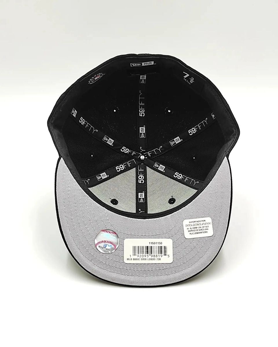 GORRA NEW ERA LOS ANGELES DODGERS 59FIFTY BLACK&BLACK