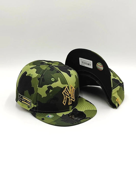 GORRA NEW ERA NY YANKEES 9FIFTY SNAPBACK CAMO FUERZAS ARMADAS