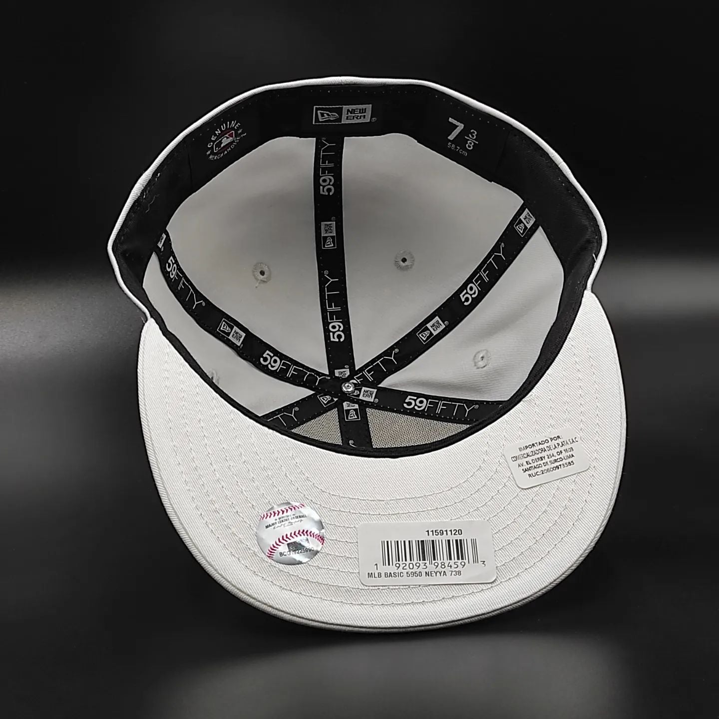 New Era Yankees white 59fifty