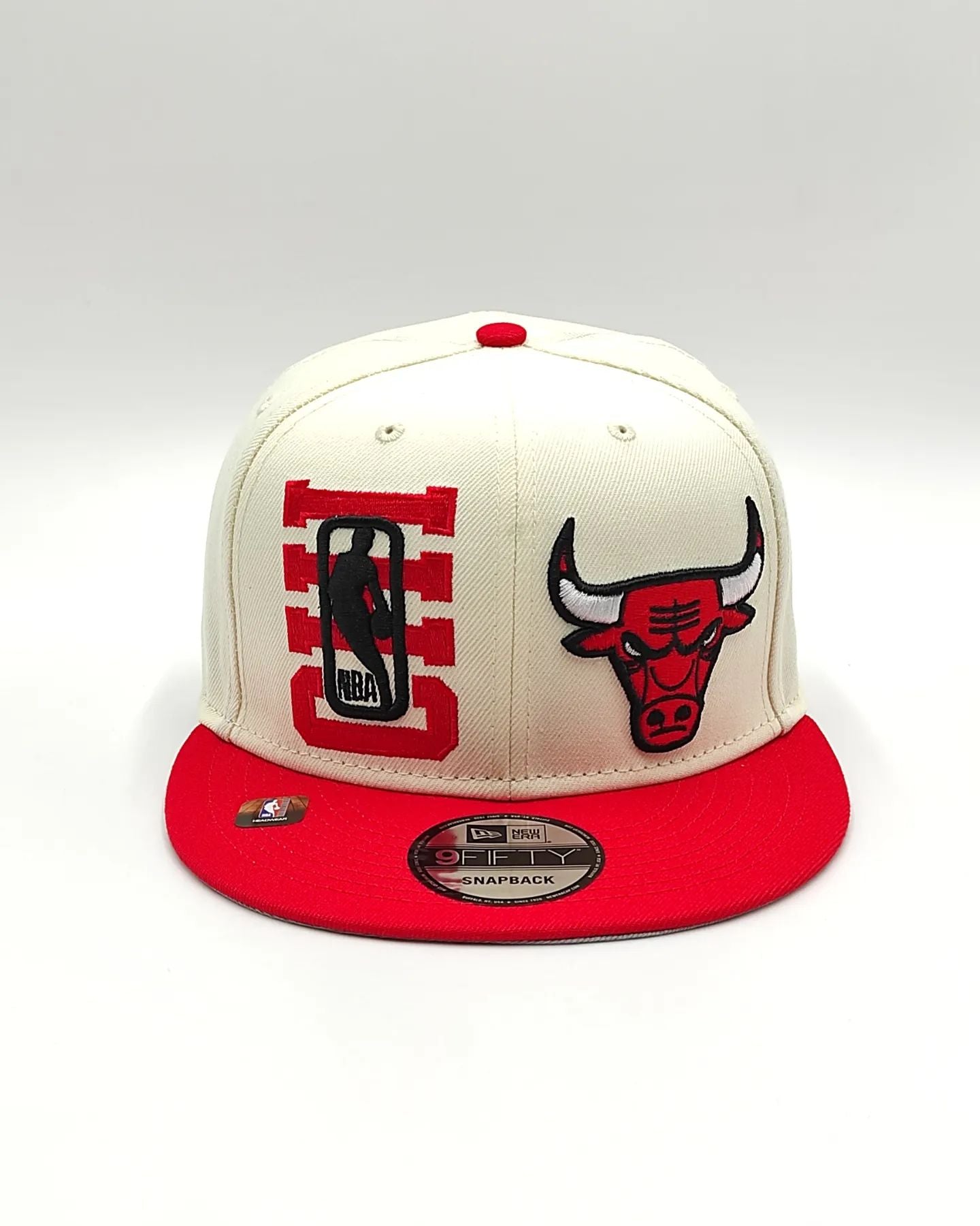 Chicago Bulls New Era 2022 NBA Draft 9FIFTY Gorra Ajustable Snapback – Crema/Rojo