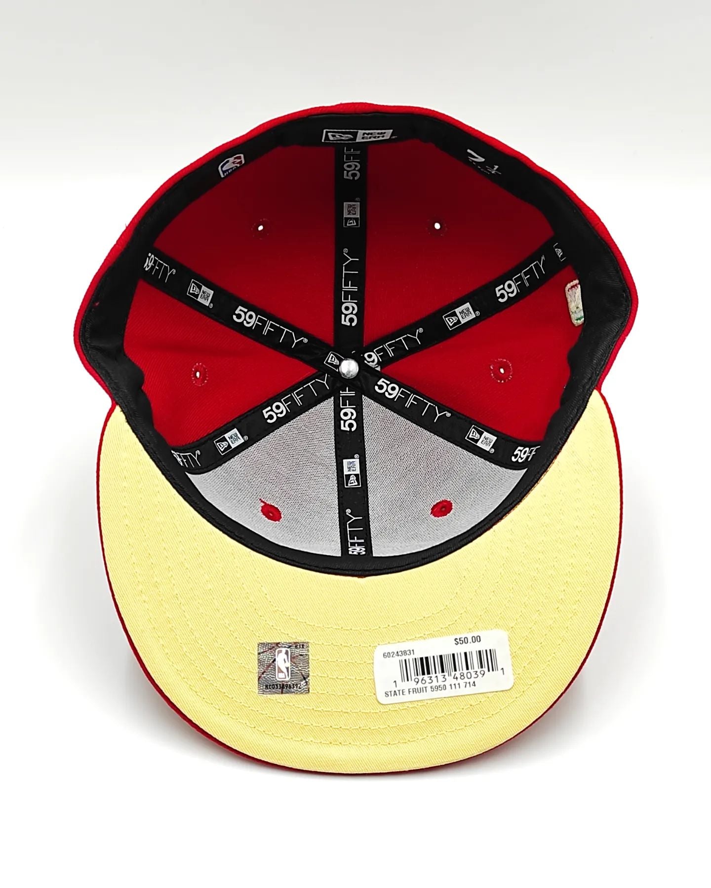 Gorra New Era 59fifty State Fruit Brooklyn Nets Eastern Conference - Roja