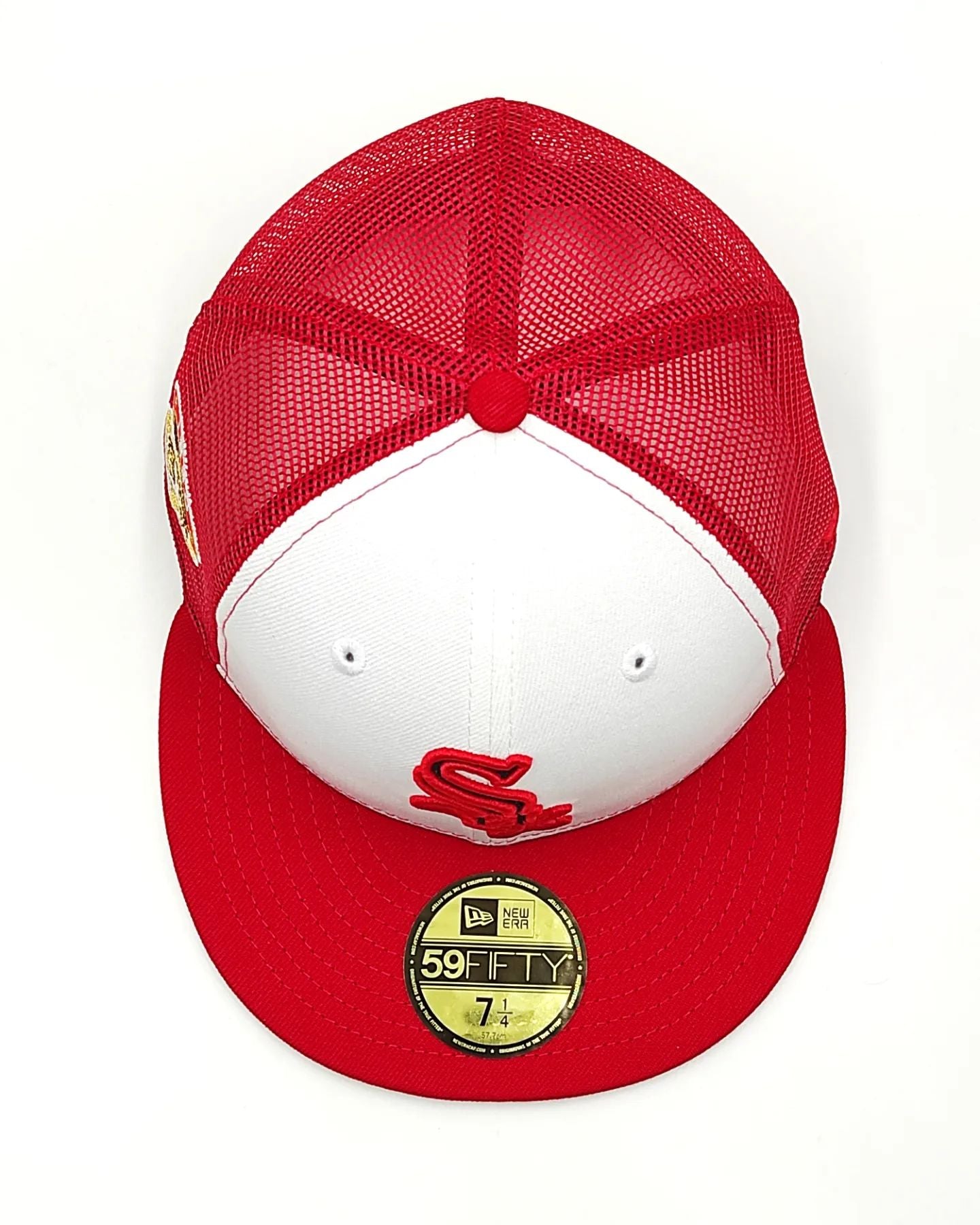 New Era 59Fifty Chicago White Sox 1950 All Star Game Patch Trucker Cap Rail - Blanco, Rojo