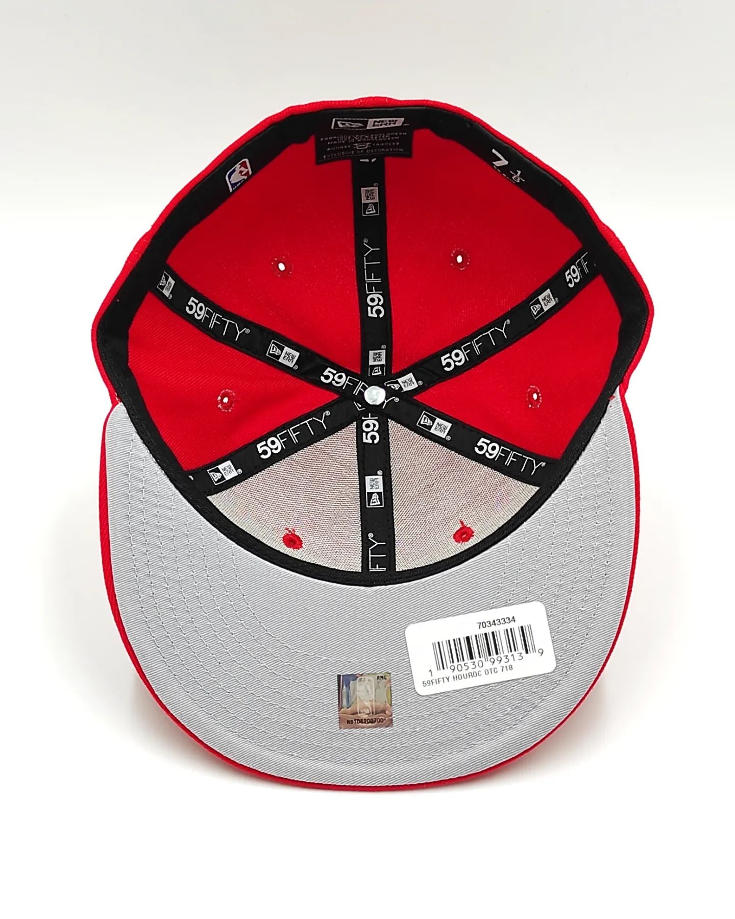 New Era Houston Rockets 5950 solid Roja