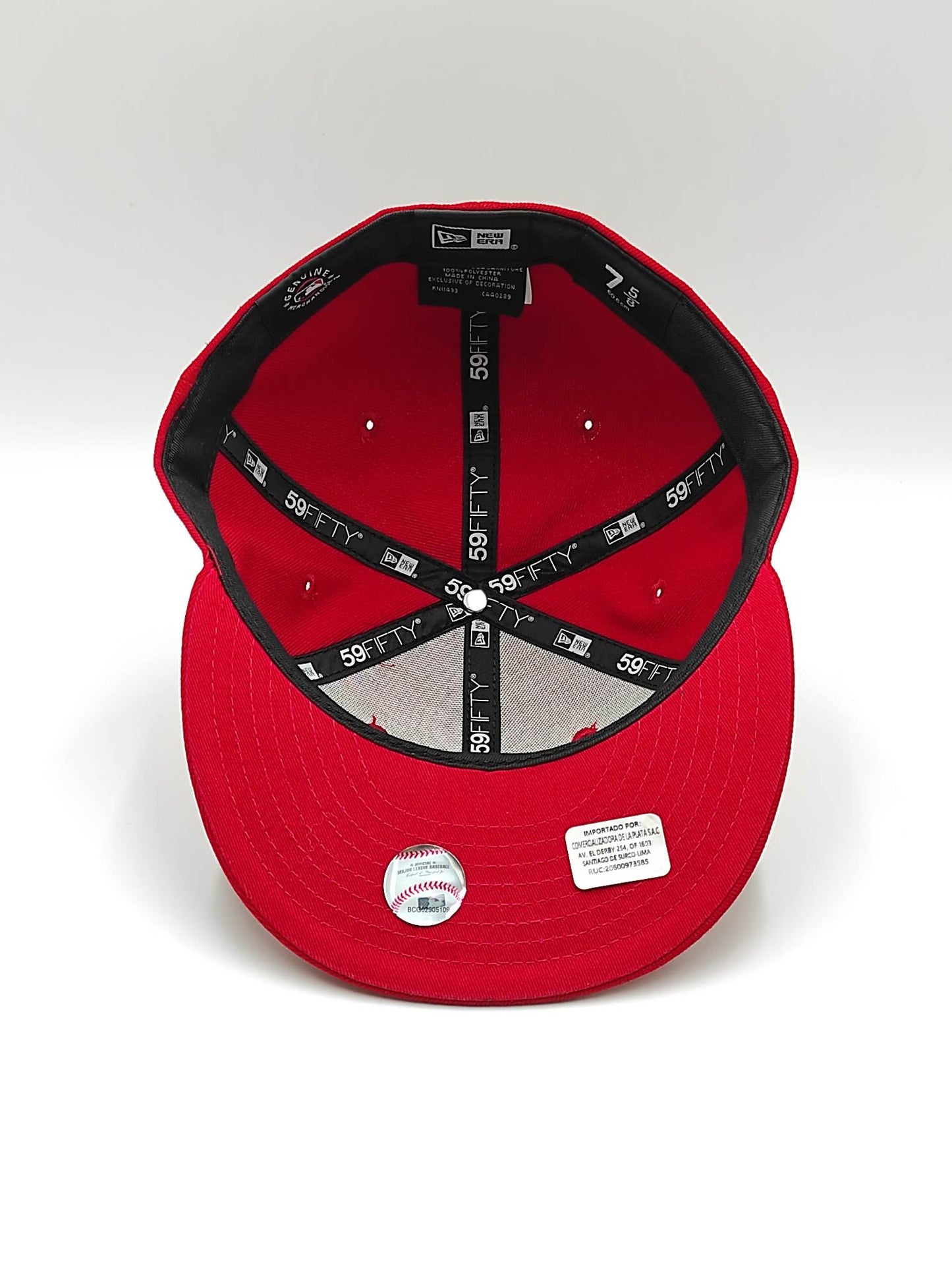 New Era Los Angeles Dodgers 59fifty red solid