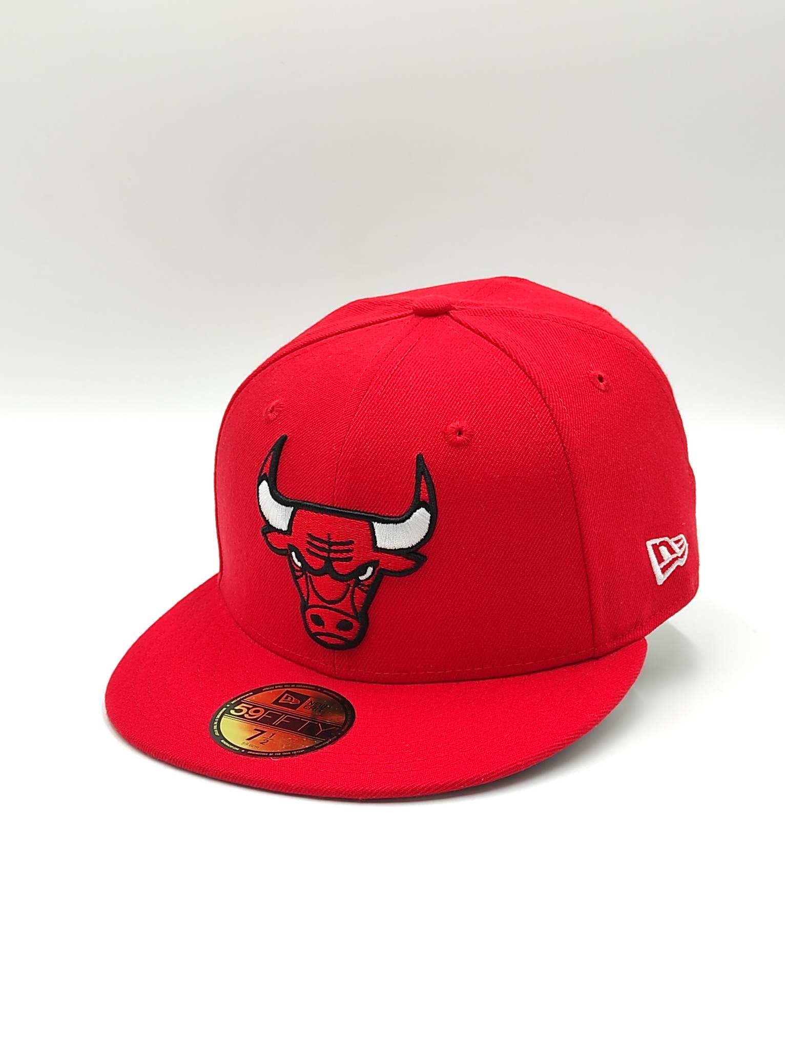 Casquette Ajustée New Era Chicago Bulls 59FIFTY Noire Pour Homme
