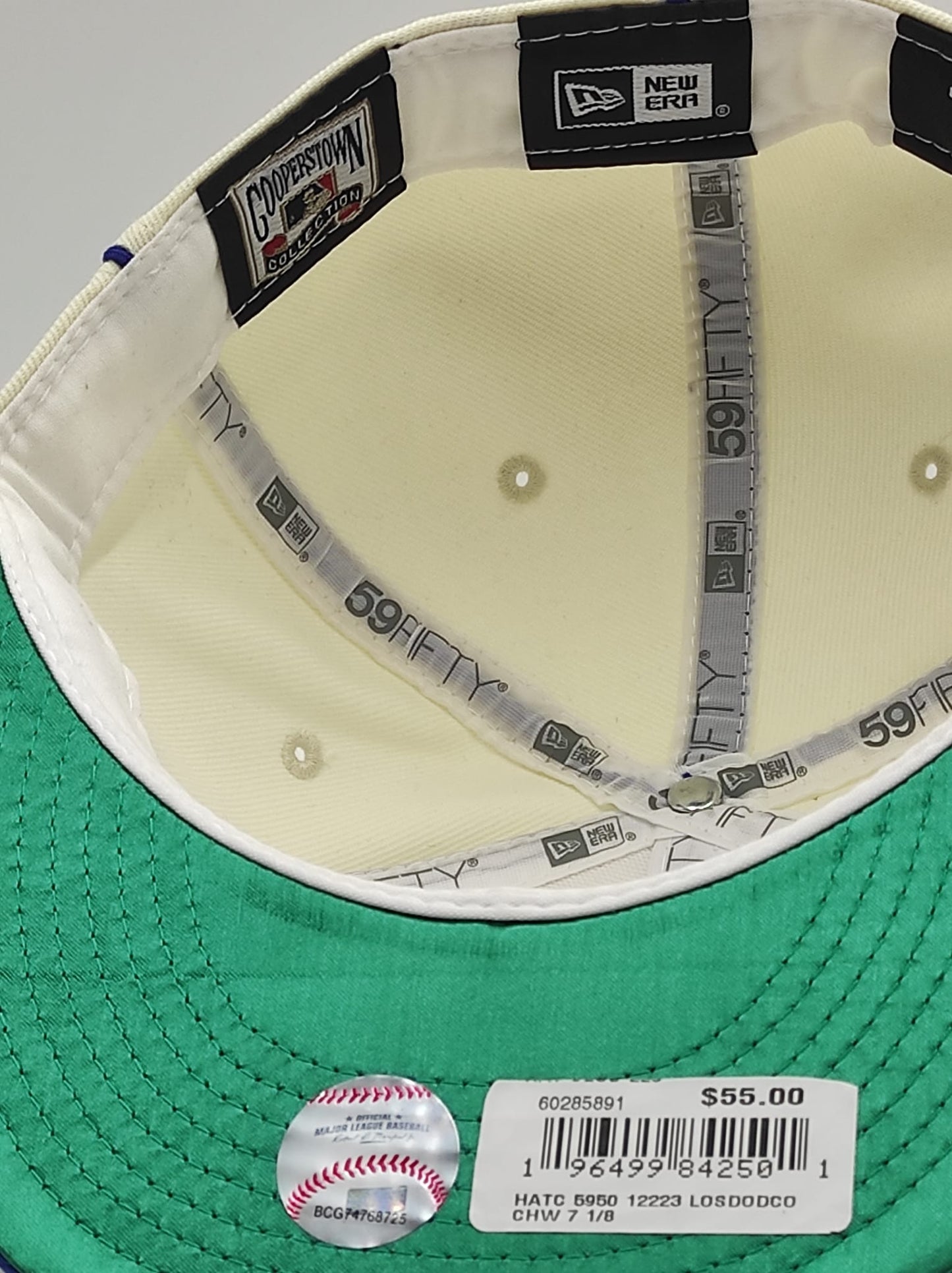 New era Exclusiva 59fifty old time Los Angeles Dodgers 1981 world series patch - blanco royal