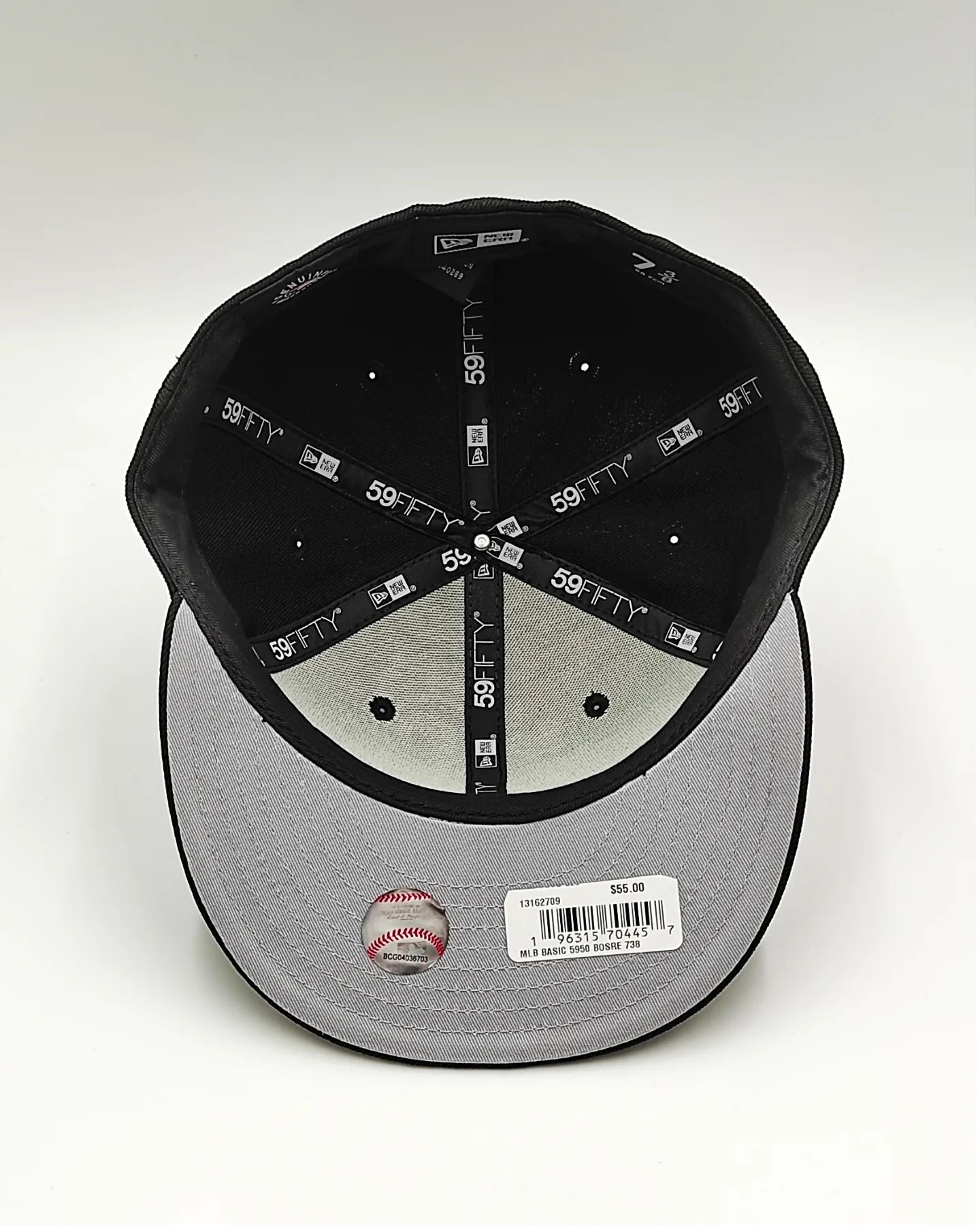 New Era 59Fifty Boston Red Sox 1967 Patch Hat - Black, White