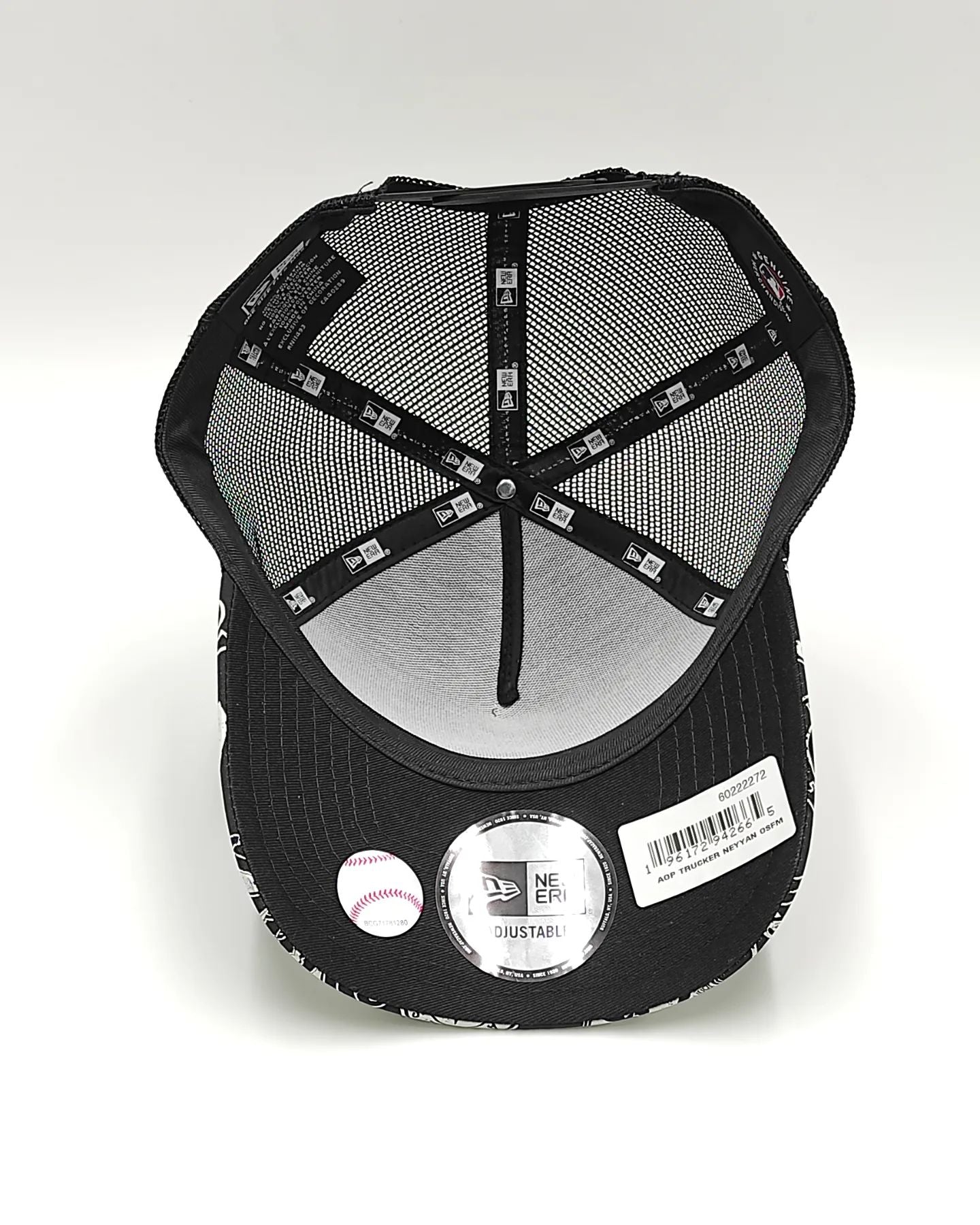 New Era ALL-OVER MLB trucker Black edition