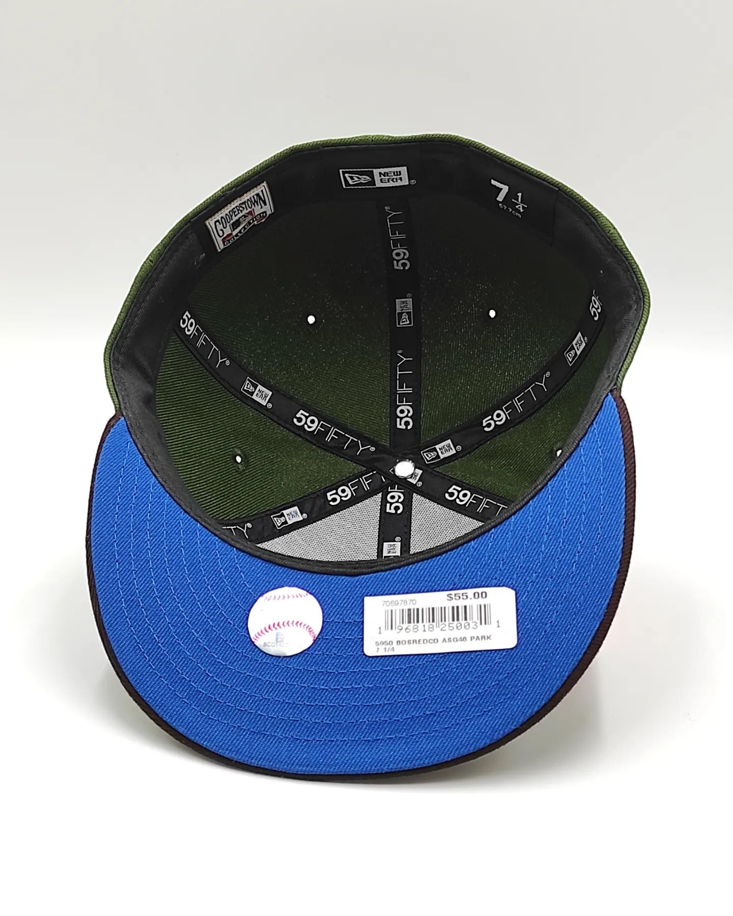 Exclusiva New Era 59fifty parks Boston red sox 1946 all Star Game patch hat Olive Brown