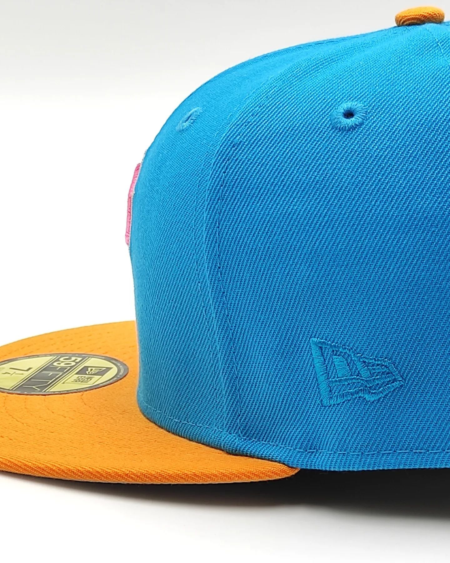 Exclusivo New Era 59Fifty Aux Pack Solo Pittsburgh Pirates 2006 All Star Game Patch Hat - Azul claro, naranja, rosa