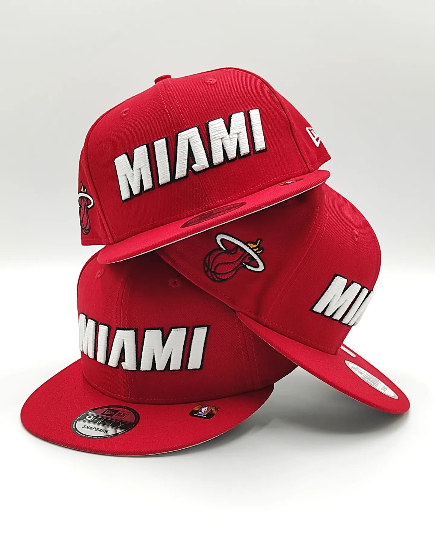 New Era Miami Heat 9Fifty snapback Rojo oscuro coleccion jersey