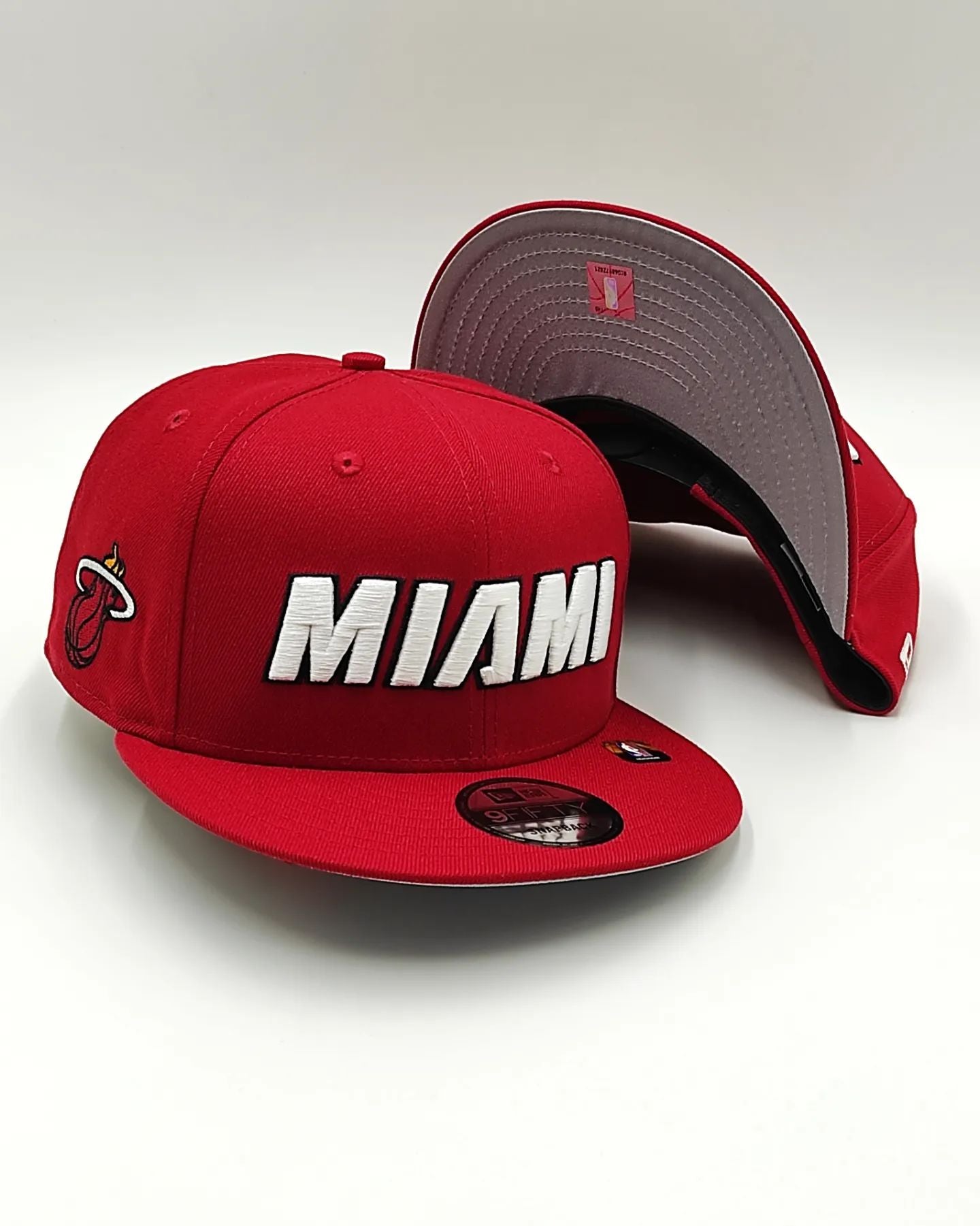 New Era Miami Heat 9Fifty snapback Rojo oscuro coleccion jersey