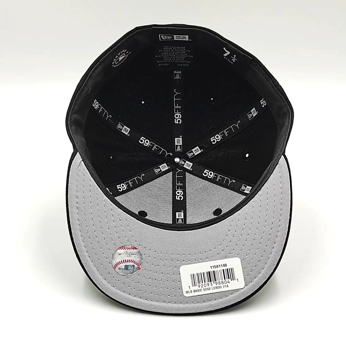 GORRA NEWERA LOS ANGELES DODGERS 59FIFTY NEGRO
