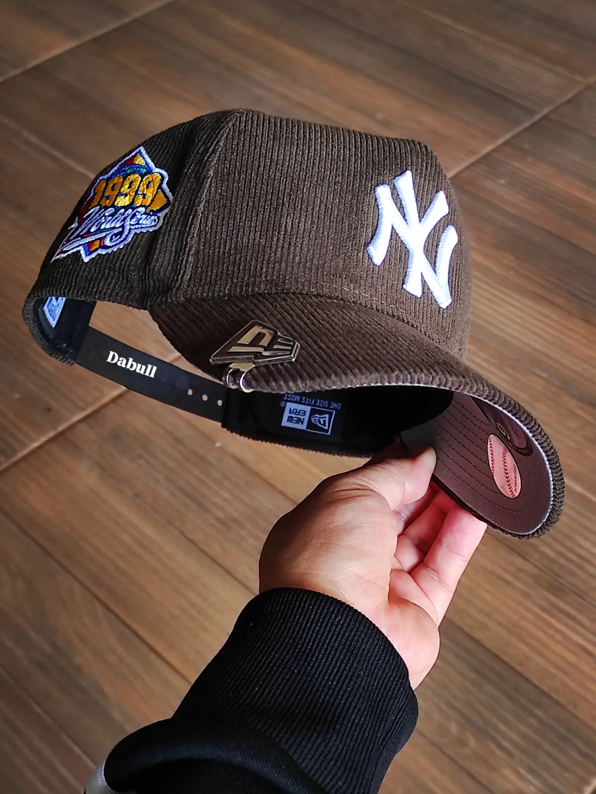 New era new York Yankees World series 1999 cord brown 9FORTY A-FRAME Snapback