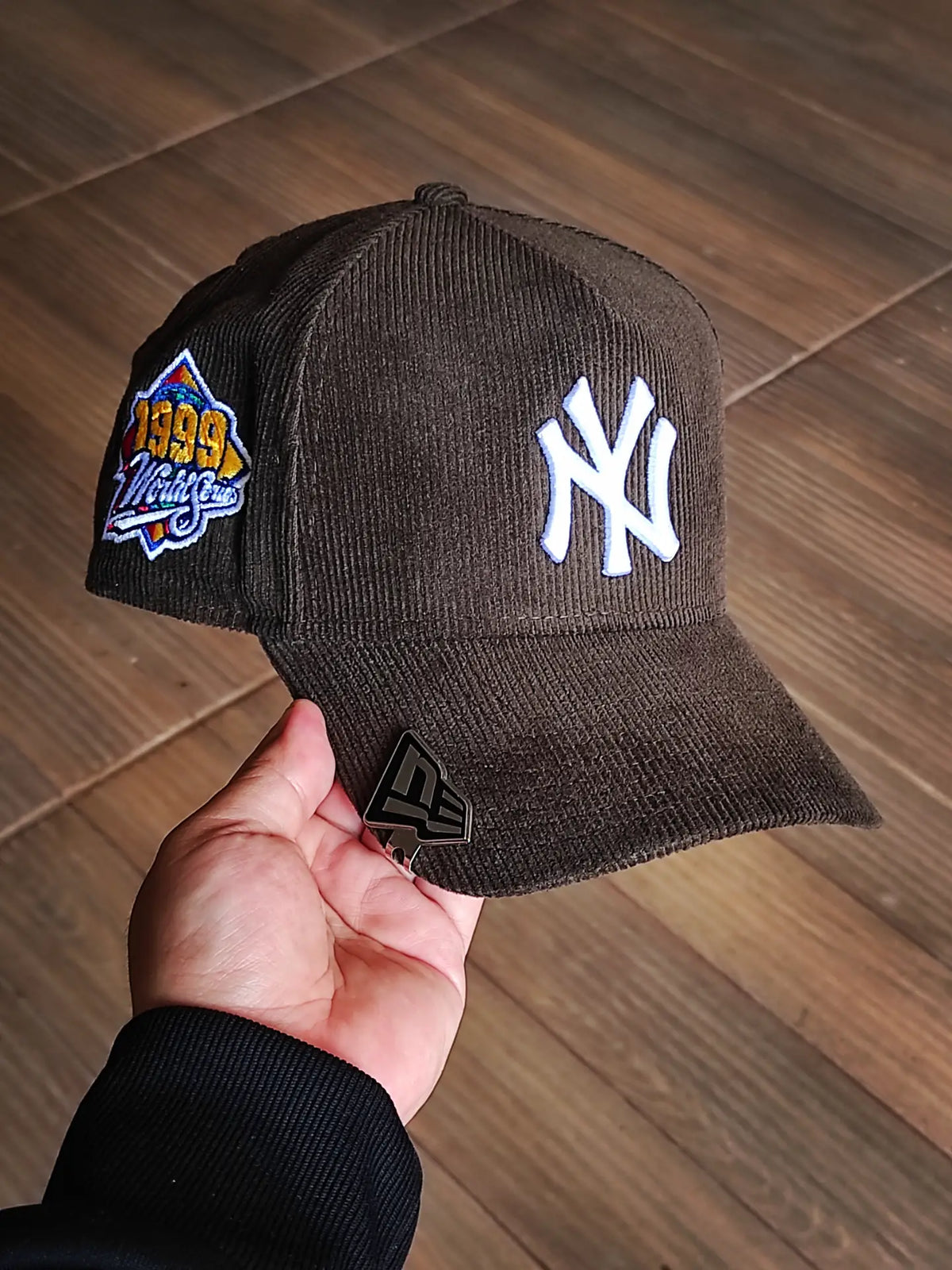 New era new York Yankees World series 1999 cord brown 9FORTY A-FRAME Snapback