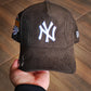 New era new York Yankees World series 1999 cord brown 9FORTY A-FRAME Snapback