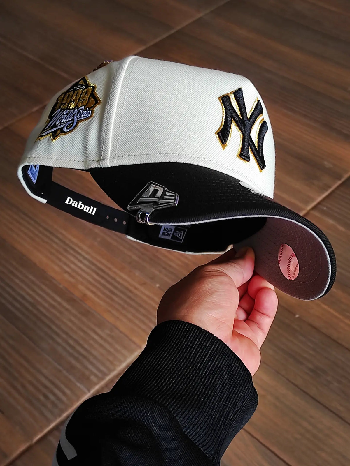 New era 9forty a-frame new york yankees world series 1999 two tone / grey uv snapback