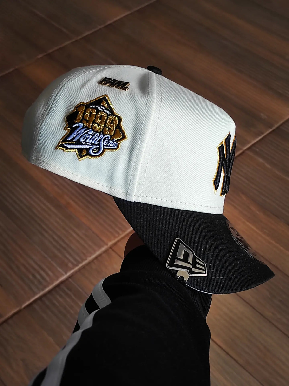 New era 9forty a-frame new york yankees world series 1999 two tone / grey uv snapback