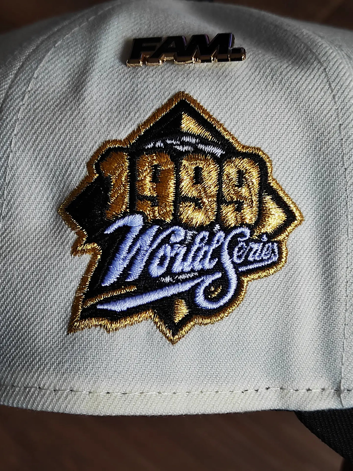 New era 9forty a-frame new york yankees world series 1999 two tone / grey uv snapback
