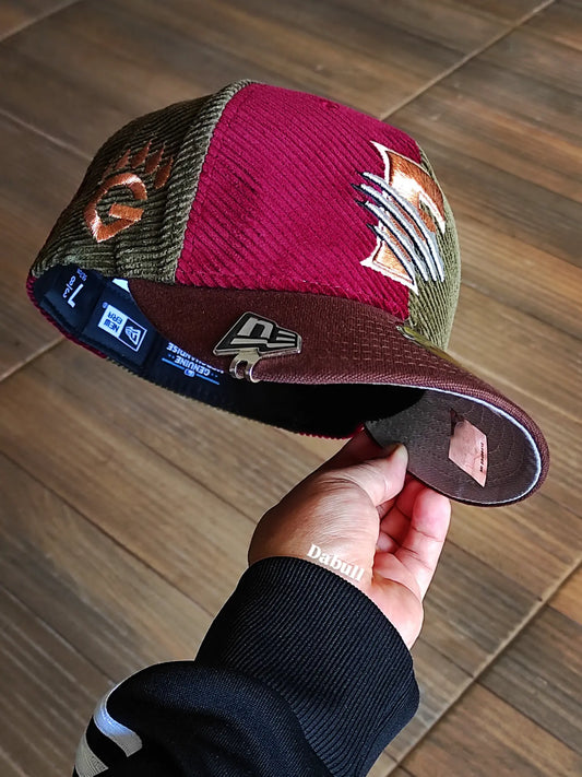 New Era Fresno Grizzlies Metallic Corduroy Pinwheel Horror Edition 59Fifty Fitted Hat