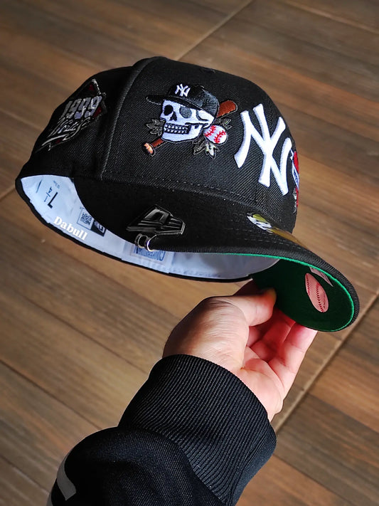 New Era New York Yankees World Series 1999 Tattoo Black Prime Edition 59Fifty Fitted Hat