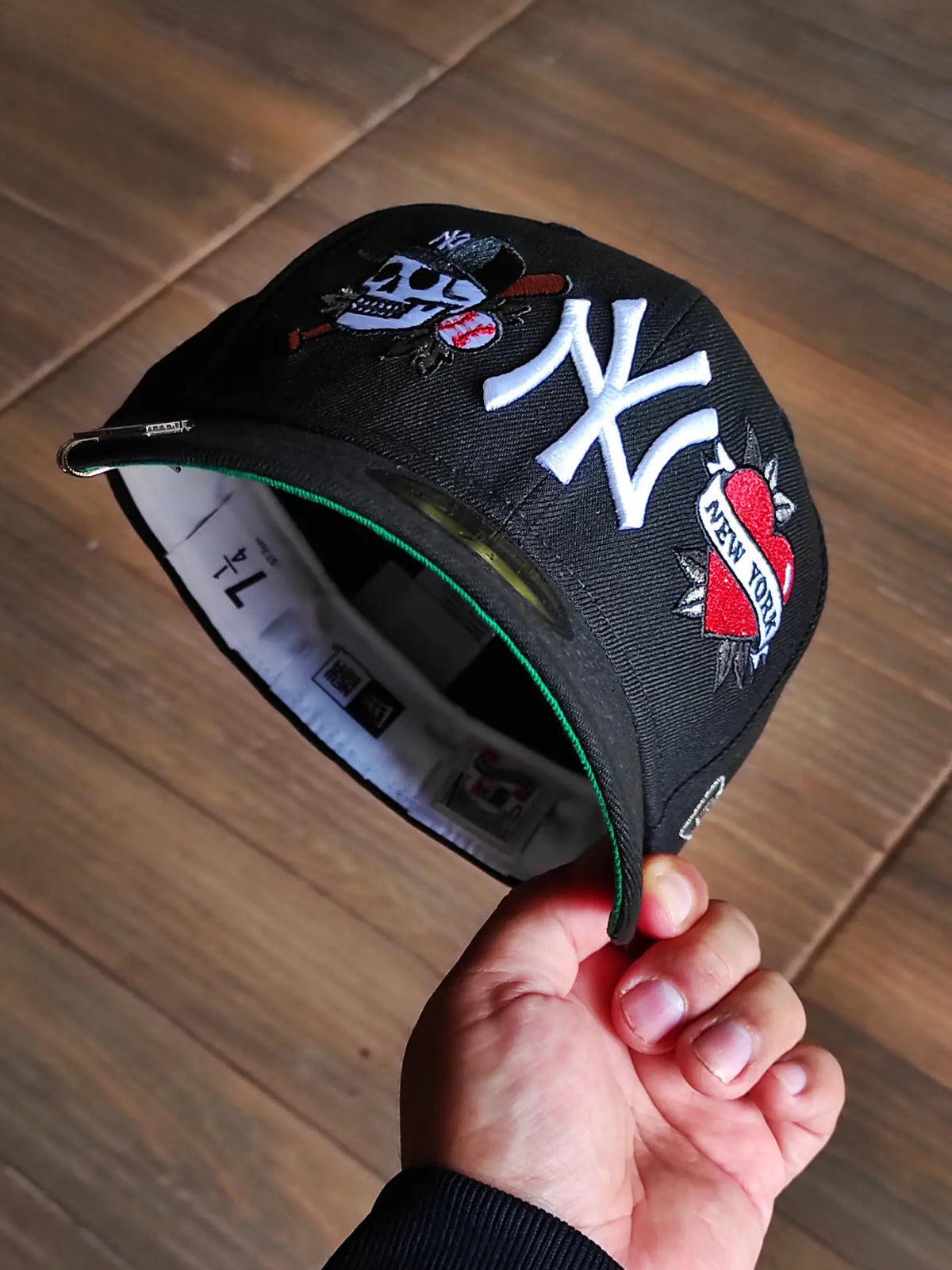 New Era New York Yankees World Series 1999 Tattoo Black Prime Edition 59Fifty Fitted Hat