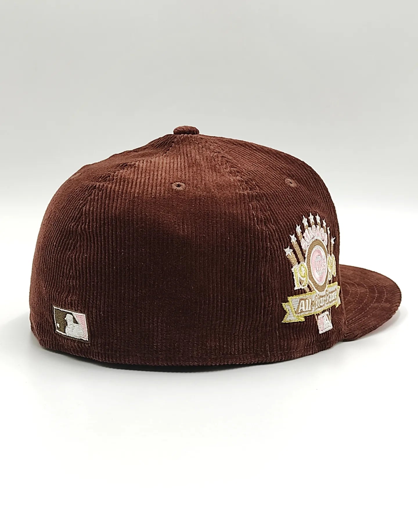 New Era Chicago Cubs All Star Game 1990 Coffe pink corduroy prime edition 59fifty fifted hat