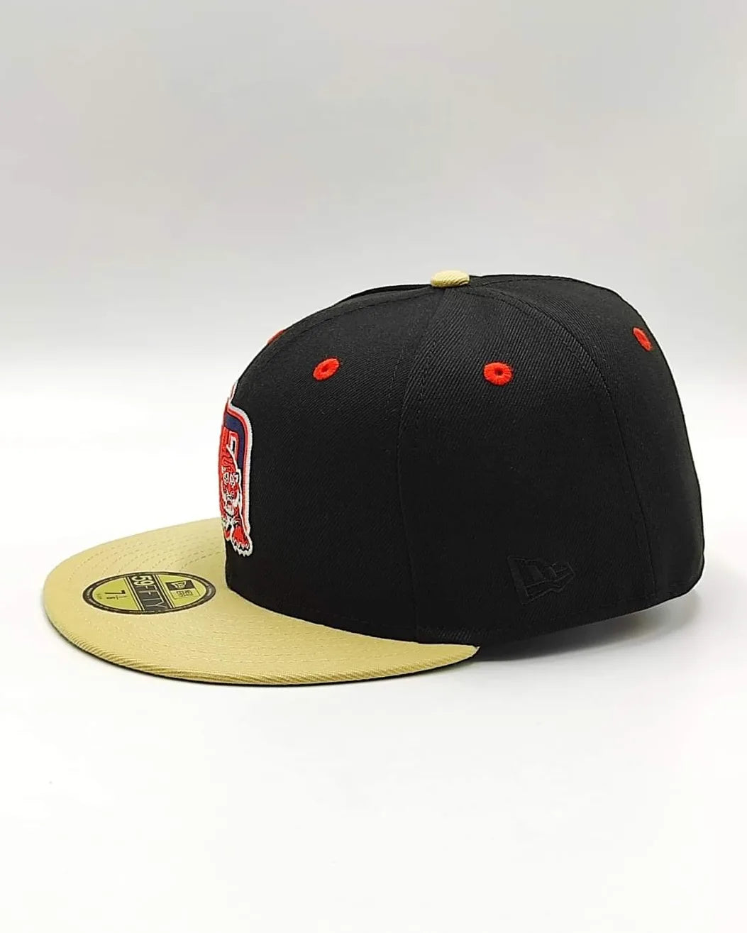 New Era 59fifty big easy Detroit Tigers aniversary patch hat - black, tan