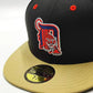 New Era 59fifty big easy Detroit Tigers aniversary patch hat - black, tan
