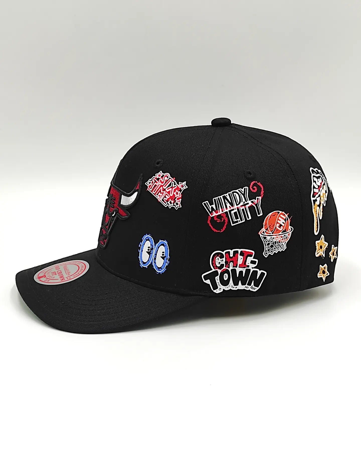 Casquette Juice WRLD X Chicago Bulls X Mitchell & Ness - Rouge, Taille Unique - Neuf étiqueté