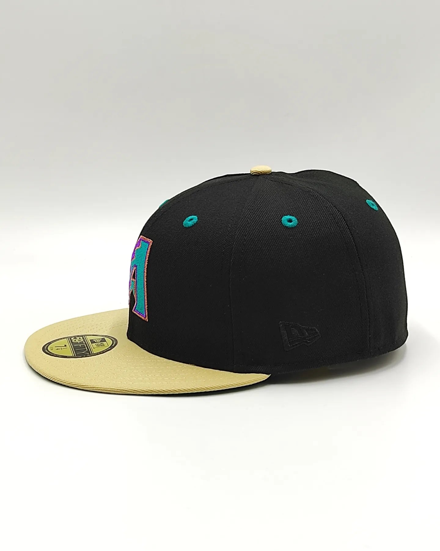 New Era 59fifty big easy Arizona Diamond 1998 inaugural season patch hat - black, tan