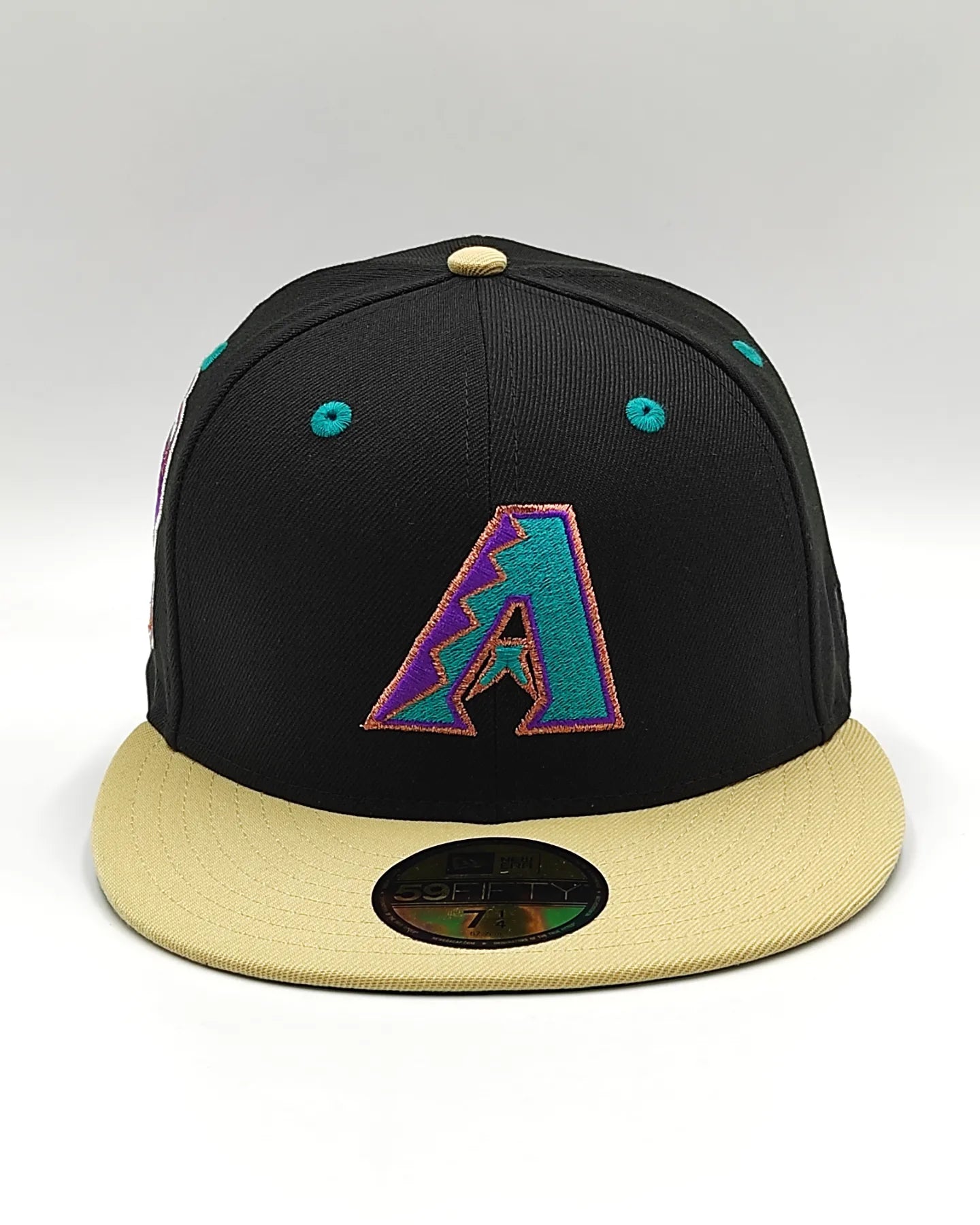 New Era 59fifty big easy Arizona Diamond 1998 inaugural season patch hat - black, tan